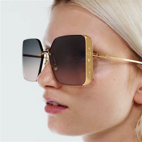 lv moon rectangular sunglasses|LV Moon Metal Square Sunglasses S00 .